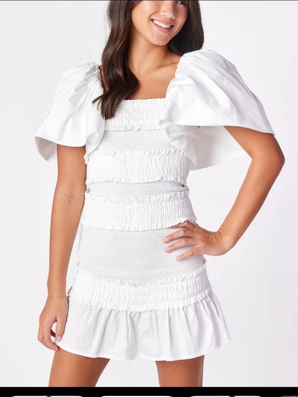 Cake for Dinner Pixie Smock Dress Lavender Sz XXS